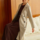 Elegant Belted Long Winter Coat