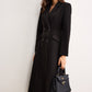 Button Lapel Long Blazer