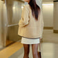 Button Faux Fur Winter Coat