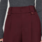 Vintage Pleated Wide-Leg Pants