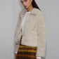 Lapel Fleece Short Jacket