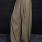 Pleated Draped Pants Without Belt