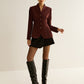 Metal Decor Piping Blazer