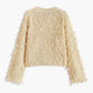 Creative Tassel Button Knit Outerwear