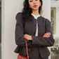 Chevron Button Slim Blazer