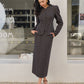 Chevron Button Slim Blazer