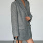 Tweed Long Blazer Without Belt