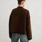 Minimalist Contrast Trim Tweed Jacket