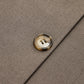 Retro Button Blazer With Belt