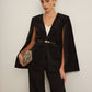 Velvet Belted Cloak