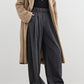 Wool-Blend Tweed Pleated Pants