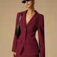 Split Button Slim Blazer