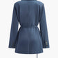 Elegant Slim-Belted Blazer