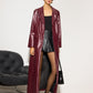 Basic PU Leather Button Jacket