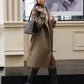 Belted Pockets Long Wool Coat
