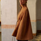Stand Collar Lariat-Belted Warm Cloak