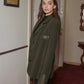 Shoulder Pads Corduroy Panel Blazer