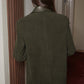 Shoulder Pads Corduroy Panel Blazer