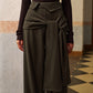 Mid-Waist Knotted Pants