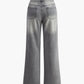 Vintage Denim Straight Leg Pants
