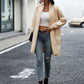 Casual Plaid Knitted Cardigan