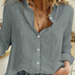 Long Sleeve Linen Shirt – Casual Button-Up Shirt for Spring &amp; Fall