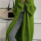 Elegant Women’s Long-Sleeve Knit Cardigan