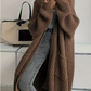 Elegant Women’s Long-Sleeve Knit Cardigan