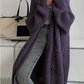 Elegant Women’s Long-Sleeve Knit Cardigan