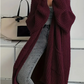 Elegant Women’s Long-Sleeve Knit Cardigan