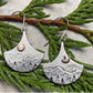 Bohemian Sun and Moon Nature-Inspired Silver Earrings