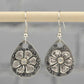 Chic Silver Bohemian Earrings Featuring Captivating Floral Patterns