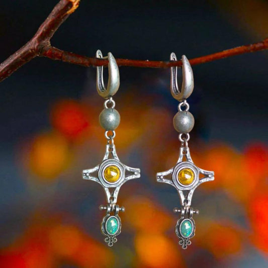 Chic Aura-Inspired Silver Earrings for a Stunning Look