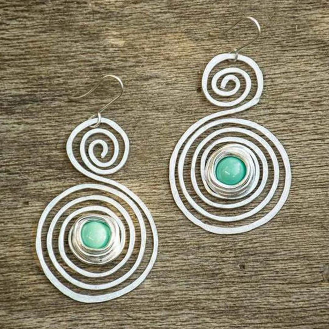 Stylish Bohemian Spiral Earrings for a Touch of Elegance