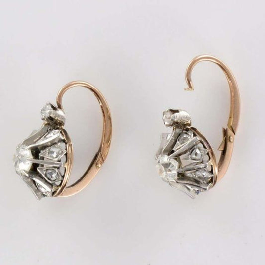 Delightful Vintage-Inspired Small Zirconia Earrings