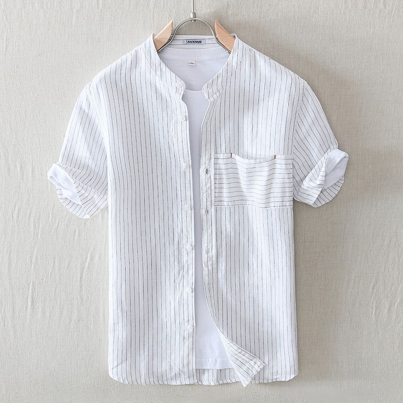 Charles Morrison Venice Flax Summer Shirt