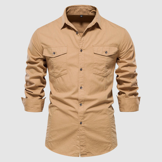 Frank Hardy Military Style Cotton Shirt