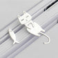 Charming Climbing Kittens Design: Stunning Silver Earrings
