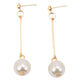 Gorgeous Swinging Earrings Adorned with Luxurious Hand-Picked Pearls