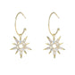 Stunning Gold and Silver Star Earrings for a Touch of Elegance