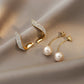 Elegant Gold Pearl Earrings for a Radiant Look