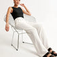 Tailored Wide-Leg Pants