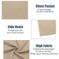 Linen Henley Long Sleeve Shirts with Pocket (US Only)