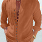 Cotton Linen Long Sleeve Solid Shirt