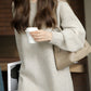Wool Hooded Knit Midi Dress
