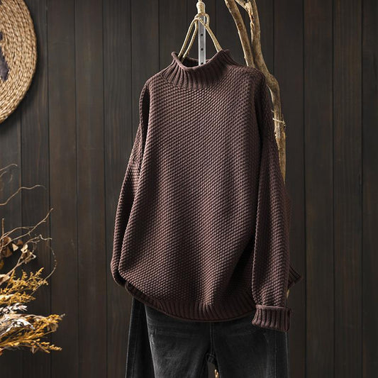 Stylish high-neck sweater – Elegant minimalism for any occasion