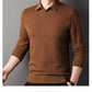 MEN'S MOCK TWO-PIECE KNIT PULLOVER SWEATER