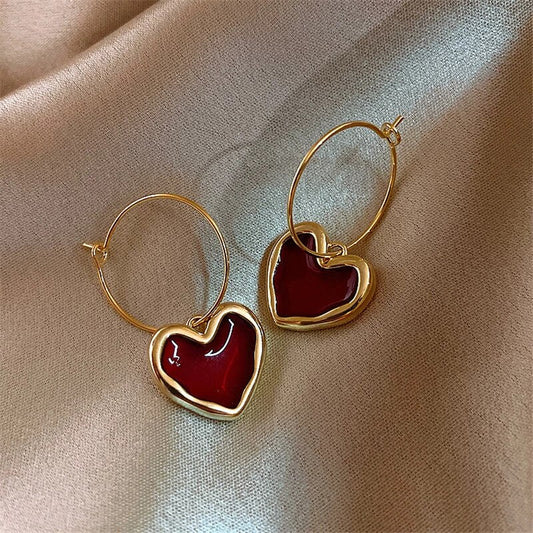 Dazzling Fine Gold Heart Earrings for an Elegant Touch