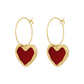 Dazzling Fine Gold Heart Earrings for an Elegant Touch