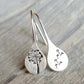 Charming Dandelion-Inspired 925 Sterling Silver Earrings - Elegance Redefined!